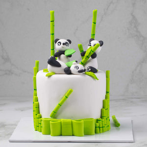 
                  
                    Load image into Gallery viewer, Panda Theme Fondant Cake (Delivery in 48 Hours Available)
                  
                