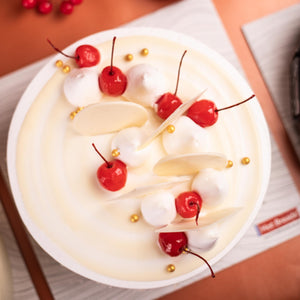 
                  
                    Load image into Gallery viewer, White Forest Cake - 2025
                  
                