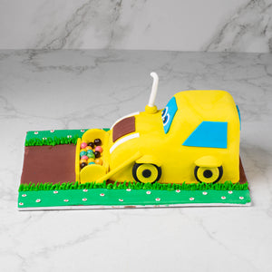 
                  
                    Load image into Gallery viewer, Kid&amp;#39;s Toy - Bulldozer Theme Fondant Cake (Delivery in 48 Hours Available)
                  
                