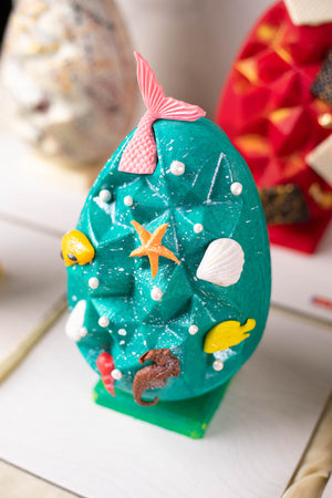 
                  
                    Load image into Gallery viewer, JUMBO / LARGE CHOCOLATE EASTER EGG OCEAN WORLD
                  
                