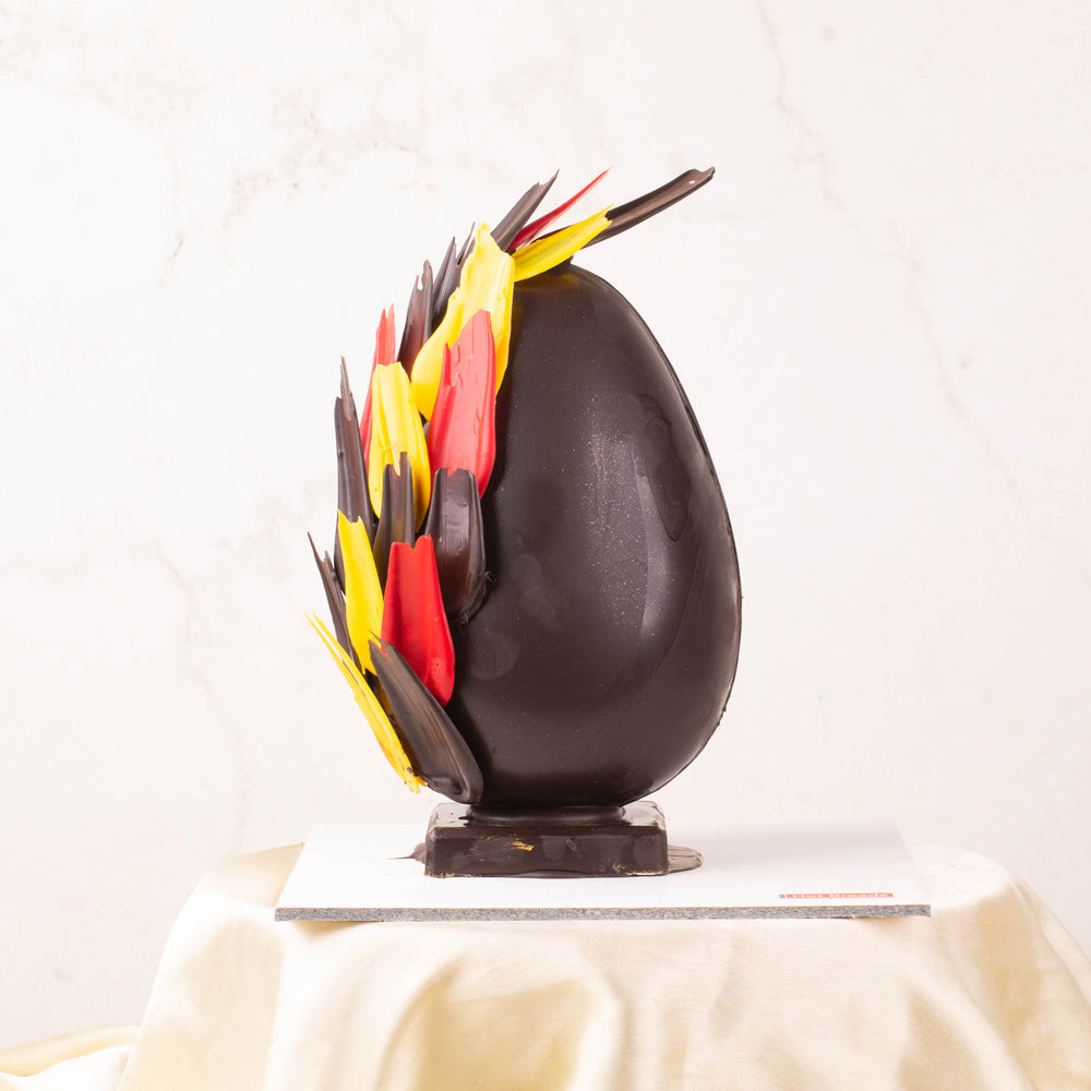 JUMBO / LARGE CHOCOLATE EASTER EGG FLAMES