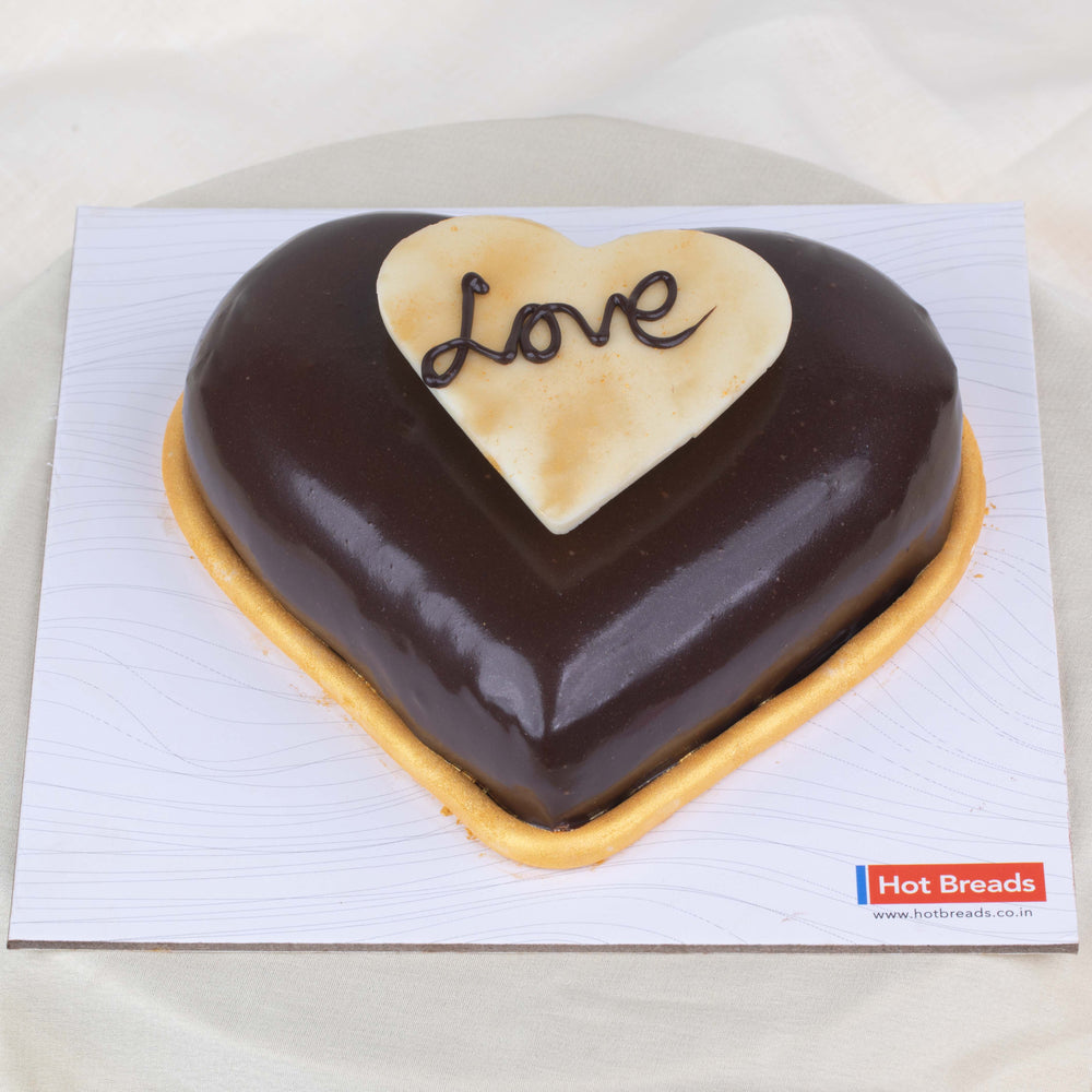 
                  
                    Load image into Gallery viewer, Valentine&amp;#39;s Heart Chocolate Truffle Cake
                  
                