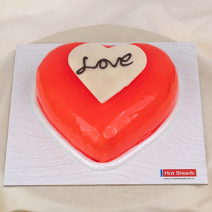 
                  
                    Load image into Gallery viewer, Premium Strawberry Heart Cake
                  
                