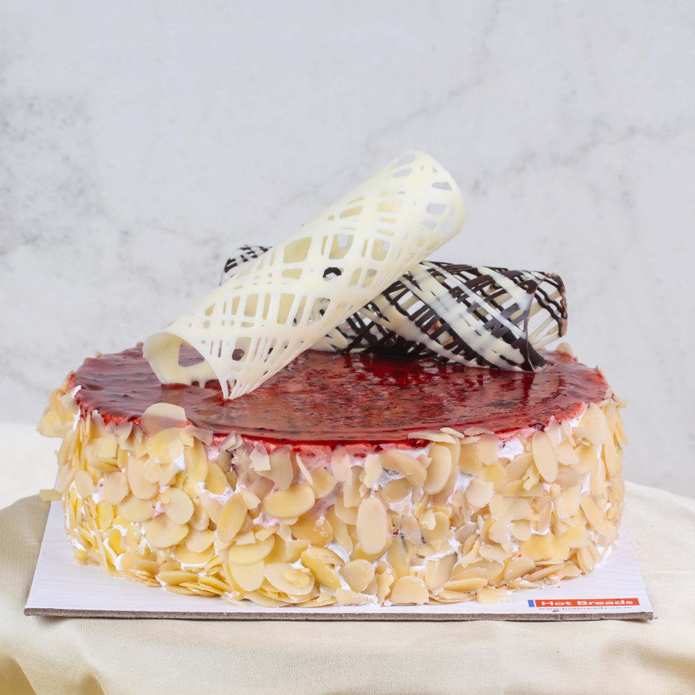 
                  
                    Load image into Gallery viewer, Raspberry White Chocolate and Almond Cake
                  
                