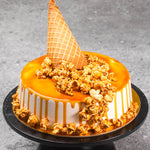 Caramel Pop Corn Cake