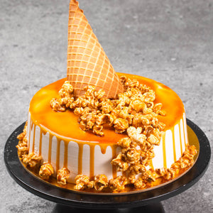 
                  
                    Load image into Gallery viewer, Caramel Pop Corn Cake
                  
                