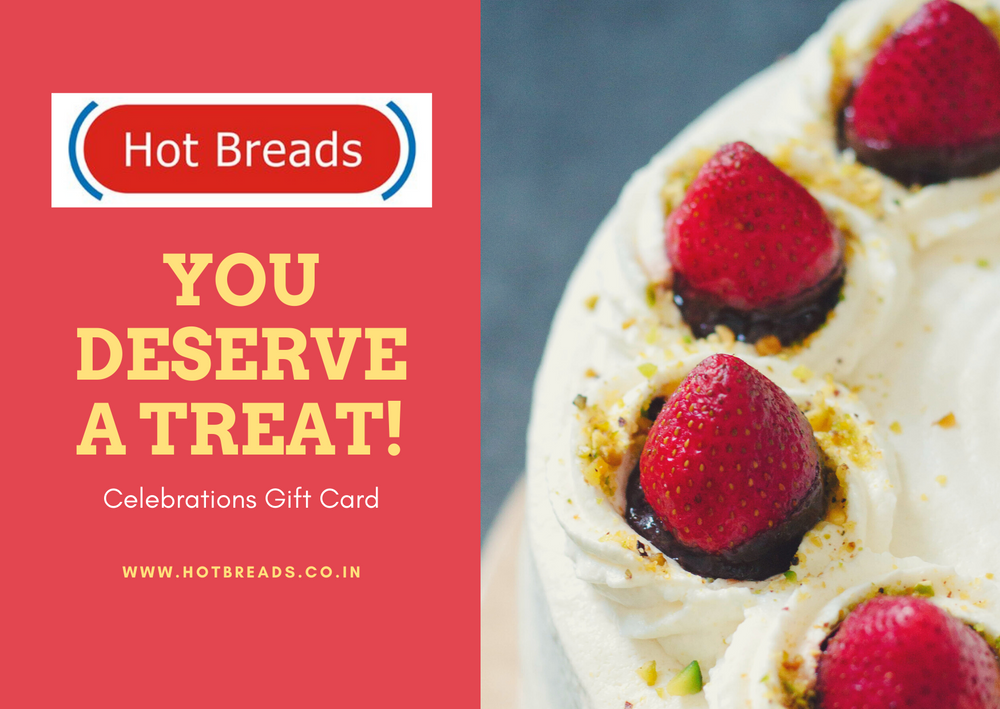 Celebrations Gift Card by Hot Breads