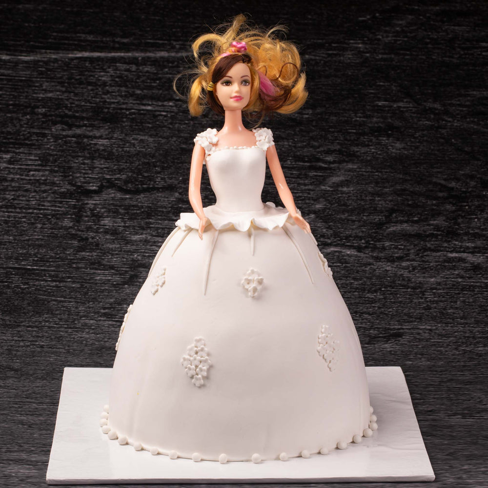 Barbie Doll Fondant Cake / Princess Cake (Next Day Delivery Available)