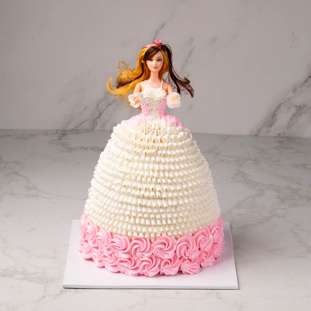 Barbie Doll Cake / Princess Cake (Next Day Delivery Available)